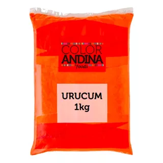 Colorau Puro Urucum 100% Artesanal Color Andina 1 Kg 