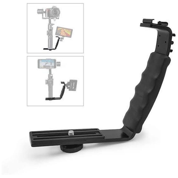 Extensión L Soporte Doble Zapata Cámara Gimbal Osmo Zhiyun 