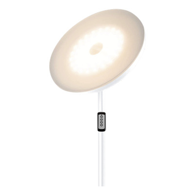 Lampara Velador De Pie Led Prime 30w Blanca Luz Cct Tbcin