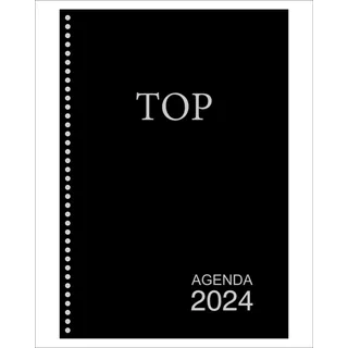 Agenda Executiva Espiral Diária  2024 Top Grande 