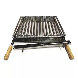 Grelha Churrasco Parrilla Argentina 40x40 Inox Picanheira