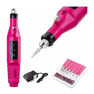 Motor Caneta Elétrica Portátil Bivolt Unhas Gel Acrygel 110v/220v