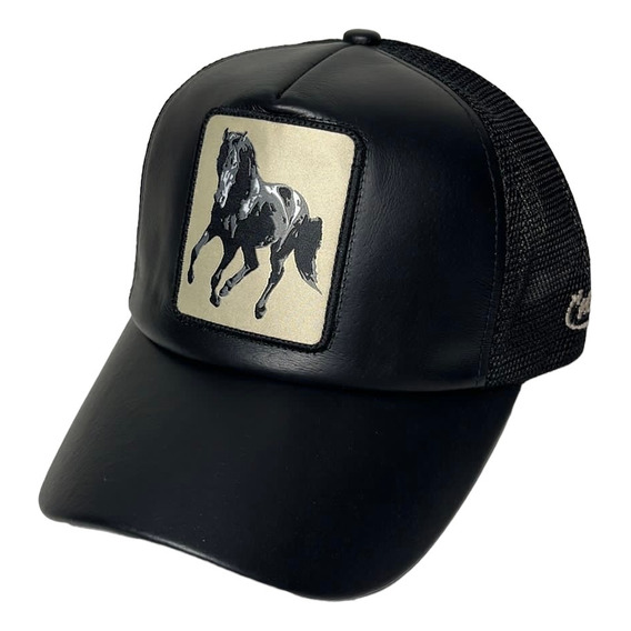 Gorra Camionera Cuero Caballo