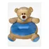 Asiento infantil Puff Teddy Bear Sofazinho, moderno, otomana, color oso azul 71002