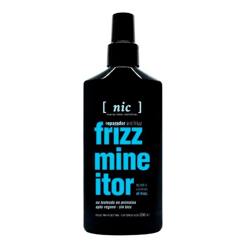 Nic Frizz Mineitor Serum Reparador Antifrizz Vegano X 200ml