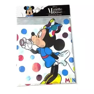 Mantel Plástico Para Cumpleaños Infantil Personajes Color M Minnie