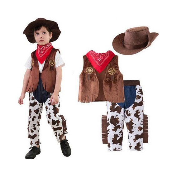 Disfraz De Vaquero Para Niños Pequeños, Disfraz De Halloween