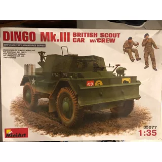 Militaria Dingo Mk Iii British Scout Car Miniart 35077
