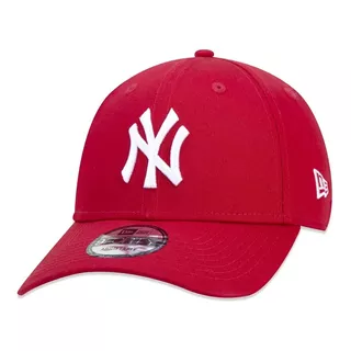 Boné New Era Yankees Vermelho New York Aba Curva