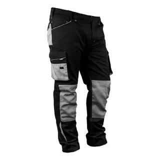 Pantalón Orbit Kbeen Bicolor Negro / Gris