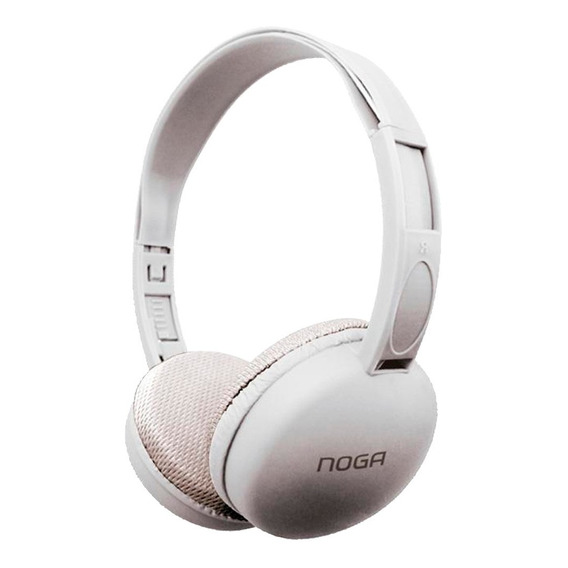 Auriculares Vincha Noga Ng-903 Celular Tablet Livianos Hi-fi Color Blanco