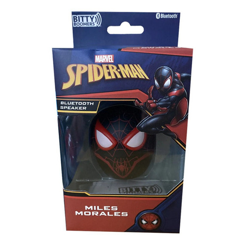 Bitty Boomers Speaker Parlante Bluetooth Potente Personajes Color Marvel Miles Morales