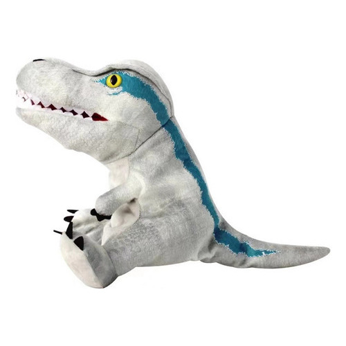 Muñeca De Peluche Con Forma De Dinosaurio Triceratops Color Velociraptor Hand Puppet