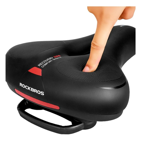 Sillín Bicicleta Asiento Rockbros Aq-6090 Espuma Con Memoria