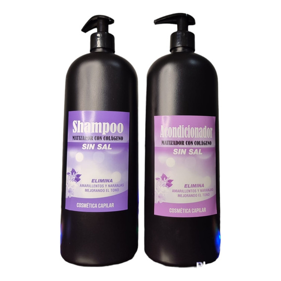 Matizador 2x1  - 2 Litros - Crema 1 Litro + Shampoo 1 Litro