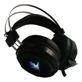 Auricular Gamer Con Micrófono Rgb Usb 7.1 Pc/ Play/consolas Color Negro