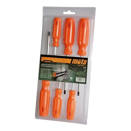 Juego Set Destornilladores Torx Mota Dj6t X 6 Unidades 