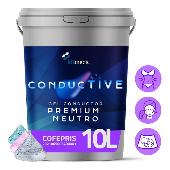 Gel Conductor Ultrasonido Cavitación 10 Lts/10kg Cofepris