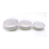 Bowls 850ml+tapa X 125uni Ecológico Compostable Bols Bagazo