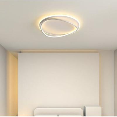 Lámpara Plafón Aplique Led Daxa Blanco 54w 50cm Deco Dx