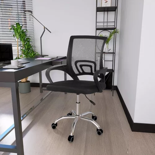 Silla de escritorio Império Brazil Business Cadeira Escritório Giratória  Estofada Best com Altura Ajustável E Função Relax 1 negra