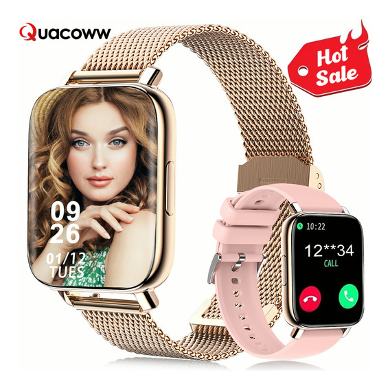 Smartwatch Mujer 1.85 Reloj Inteligente Reloj Impermeable