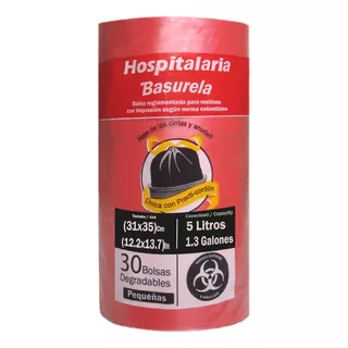 1.080 Bolsas Hospitalarias31x35 - g a $29