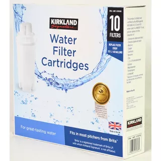 Filtro Kirkland  Water Cartridge, 10-pack Set P/jarra