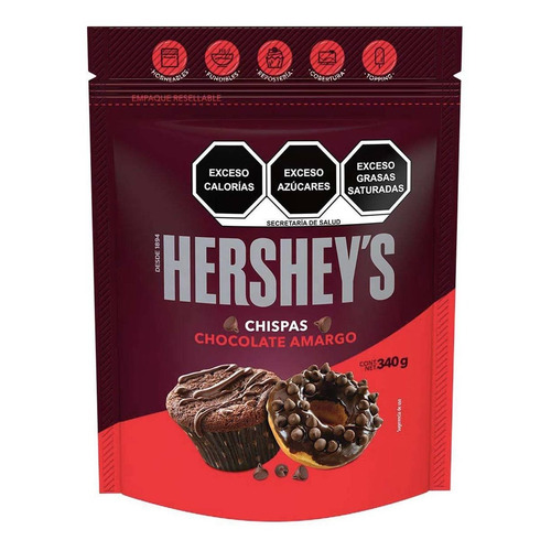 Chispas Hershey's Chocolate Amargo 340g