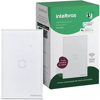 Interruptor Smart Wi-fi Touch 1 Tecla Intelbras Ews 1001