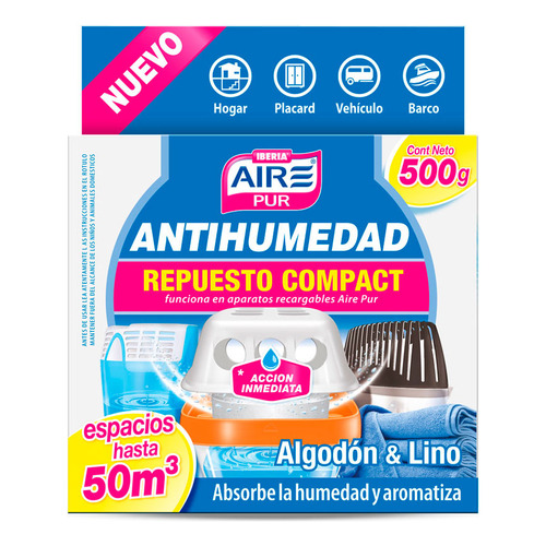 Antihumedad Iberia Aire Pur Mega Protege Aromatiza hasta 50m3