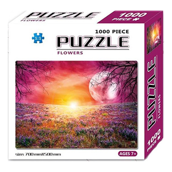 Puzzle Rompecabezas Campo De Flores 1000 Piezas Cksur0584