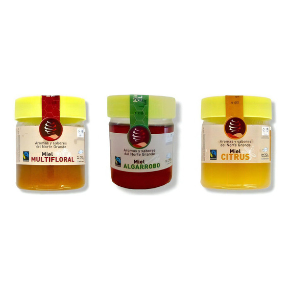 Miel Certificada Fair Trade Norte Grande Pack 3 X 250 Gr