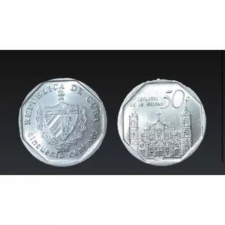 Moneda De Cuba 50 Centavos