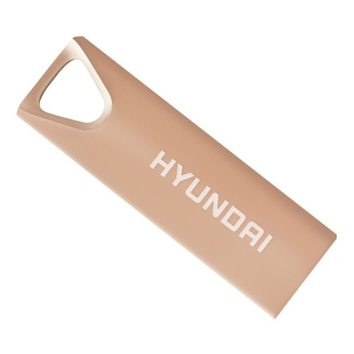 Memoria Usb Portátil 16gb Bravo Deluxe 2.0 Hyundai Color Oro rosado Dorado