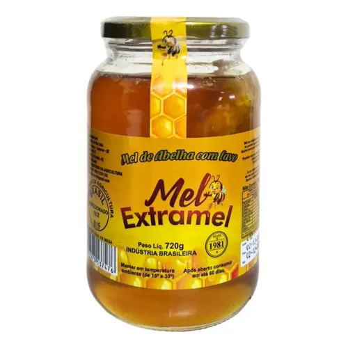 Mel De Abelha Puro Com Favo 720g - Extramel | MercadoLivre