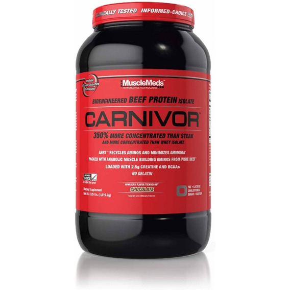 Proteina Musclemeds Carnivor 2 Lbs 28 Serv Los Sabores Sabor Chocolate