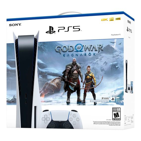 Playstaion 5 - PS5 CFI1215 + God Of War Ragnarök Sony