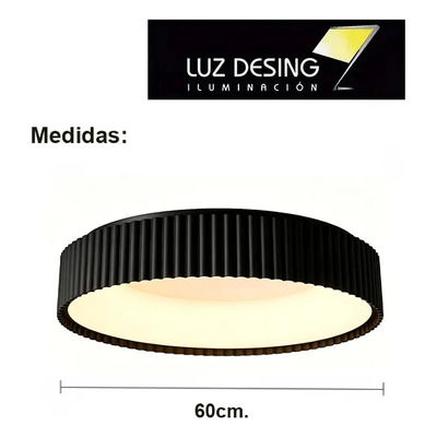Plafon Led Tokyo Cct Diseño Blanco 60cm Moderno Luz Desing Blanco