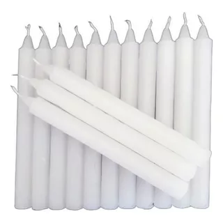 1 Kg De Velas Palito Brancas De 18cm - Vela Por Quilo