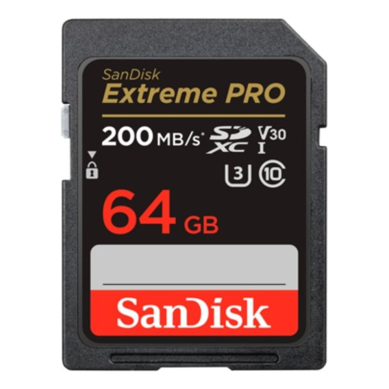 Tarjeta De Memoria Sandisk  Sd Sdsdxxy-064g Extreme Pro 64gb