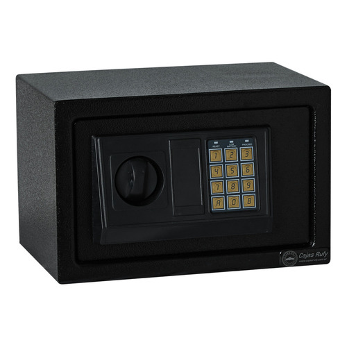 Caja Fuerte Digital 20x31x20 Cm Electronica Seguridad Full Color Negro