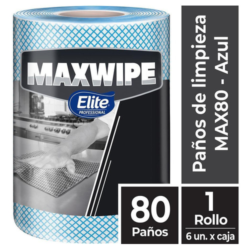 Paños Reutilizables Azull Maxwipe 80 Rollo 6392 Elite Profes