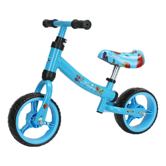 Bicicleta De Aprendizaje Equilibrio Madera Azul