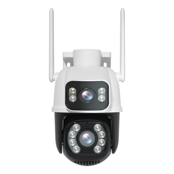 8mp Cámara De Seguridad Wifi Con Doble Lente Icess