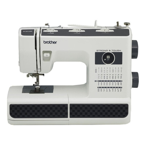 Máquina de coser recta Brother Strong and Tough ST371HD portable blanca y negra 110V