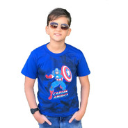 Kit 6 Camiseta Masculina Infantil Atacado Personagem Herois