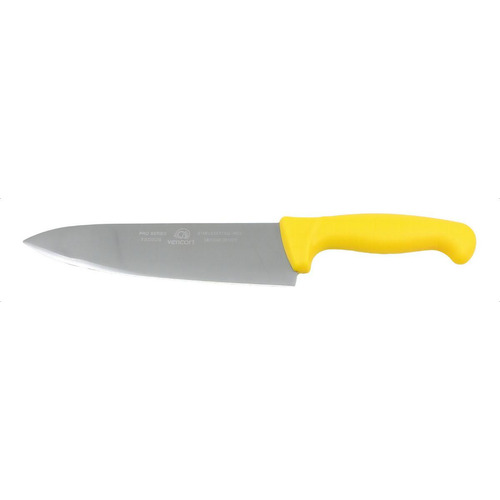 Cuchillo Para Chef Profesional De 8 Pulgadas Acero Inox Color Amarillo