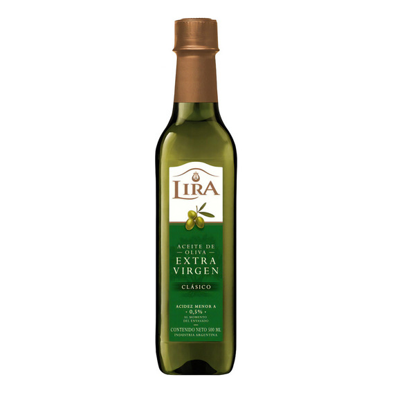 Aceite De Oliva Lira Extra Virgen Botella X 500 Ml