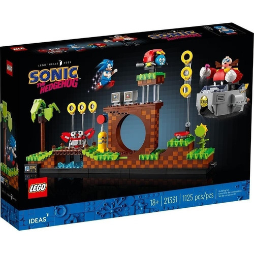 Set De Construccion Lego  Sonic The Hedgehog  Green Hill Zone  21331 1125 Piezas En Caja